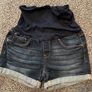 Maternity Jean shorts